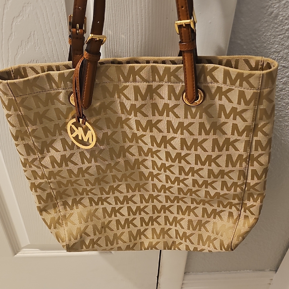 Michael Kors Brown Monogram Tote